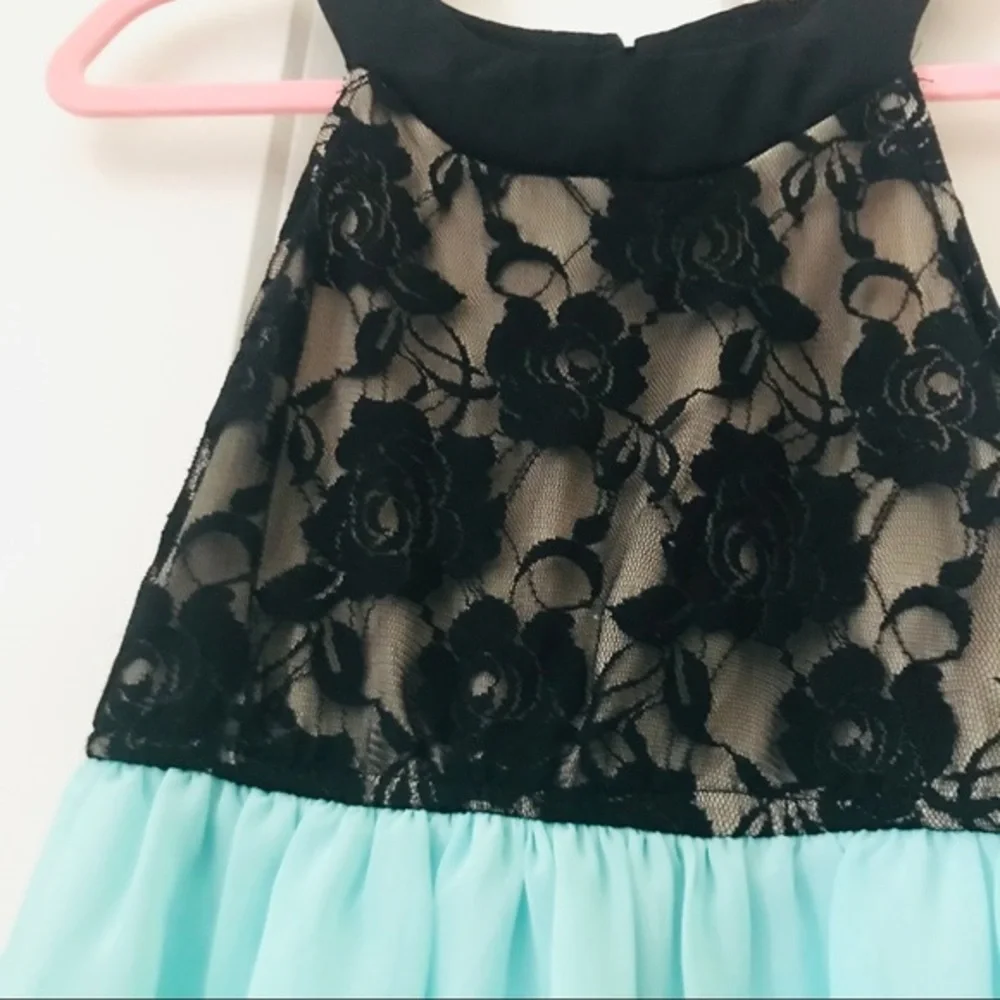 ✨2/$40✨ Roxette Girls’ Turquoise Dress 👗 - Picture 4 of 6